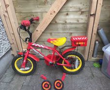 fireman bike with stabilisers