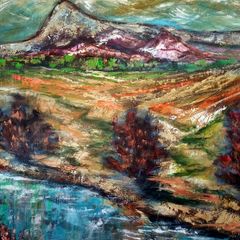 Louisburgh Landscape Painting 87x65cm on canvas