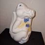 Vintage porcelain Dino toilet brush holder Image 6