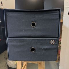 Ikea 2 Drawer Fabric Storage Unit