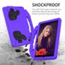 For Samsung Galaxy Tab A8 10.5 2021 Kids Friendly Case Shockproof Cover With Thumbs Up - Purple Image 5