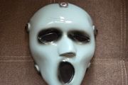 Halloween Scream movie mask, adult size.