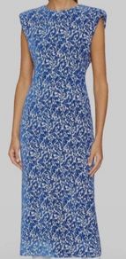 Dries Van Noten Dalilan Jacquard MIDI Dress Size 12