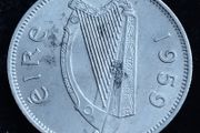 Ireland - 1959 - 6 Pence - Wolfhound - KM.13a - [2730]