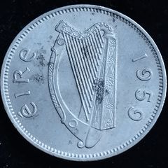 Ireland - 1959 - 6 Pence - Wolfhound - KM.13a - [2730]