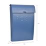 Classic Post box with lock Wulworth Blue GT35 Image 2