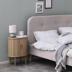 2 Bedside tables LYNGVIG 2 tambour doors JYSK