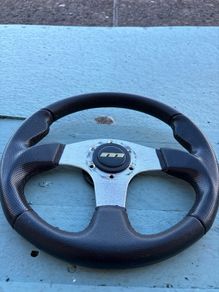Genuine MOMO 3-Spoke Steering Wheel