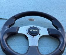 Genuine MOMO 3-Spoke Steering Wheel