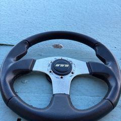 Genuine MOMO 3-Spoke Steering Wheel