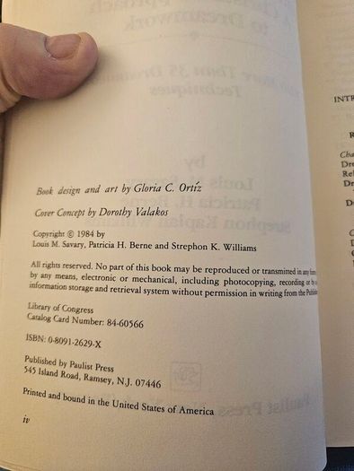 Dreams And Spiritual Growth. A Christian Approach To Dreamwork. By Louise M. Savary- Patriciah. Berne- Strephon Kaplan Williams.  Including 37 Dreamwork Techniques.  First Edition Paperback In Good Condition. More copies available .