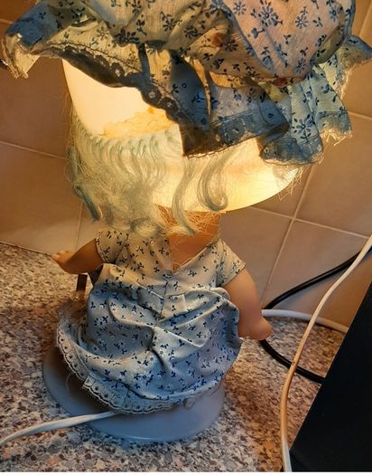 vintage lamp Doll 50 yrs old