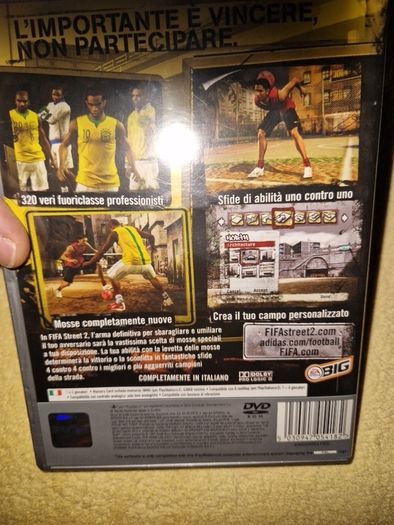 Italian Version Fifa Street 2 PlayStation2 Ps2 Games Original