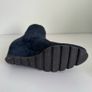 Navy Suade Carl Scarpa Wedge Boots Image 7