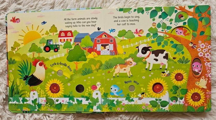 Usborne Farm Sounds by Sam Taplin