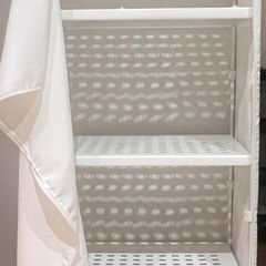 Shelving Wardrobe with zip cover