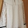 BNWT - Savida off white blooms pleat blouse UK 8-10 Image 4