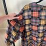YMC Oversize Balloon Dress Sz 8UK 4US S Plaid Patchwork Soft Puff Sleeves Casual Image 6