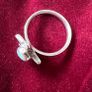 Vintage Sterling silver larimar ring L size Image 2