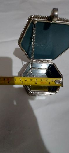 Lovely jewellery box ,,with bevelled mirrors sides and design, see pictures for condition,,take as is ,buyer collects or pays postage thank you