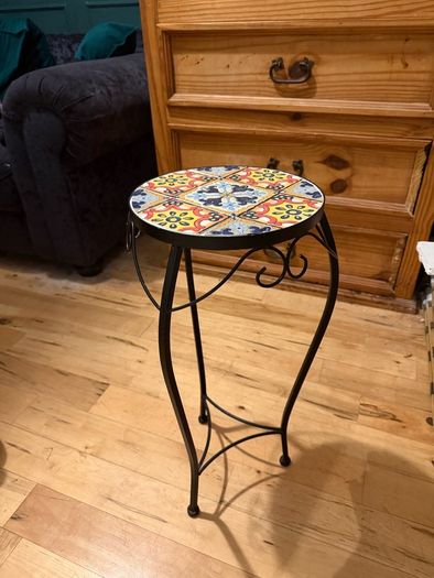 ceramic side table
