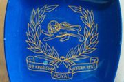 Vintage melamine army dish