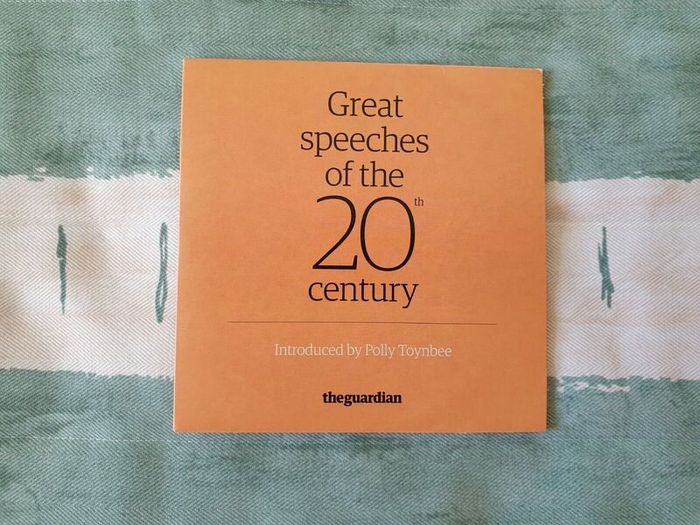 Great Speeches of the 20th Century CD audiobook JFK FDR De Gaulle MLK Mandela