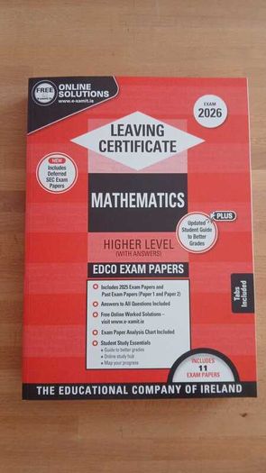 Maths Higher Level LC Exam Papers 2026