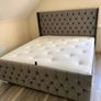 New Chesterfield Beds Upholstered Beds Frame Double & King Size Image 2