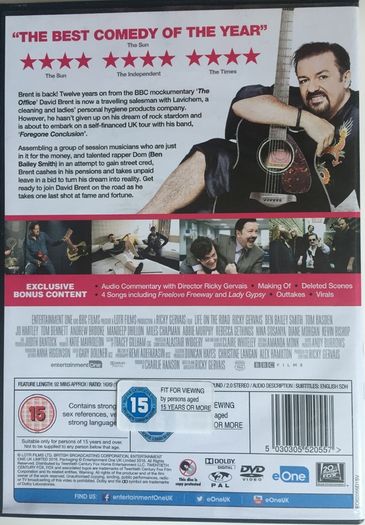 David Brent: Life On The Road [2016] Ricky Gervias [Movie DVD]