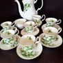 Royal Albert Bone China "Trillium" Coffee Set Image 2