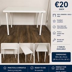 Ikea Linnmon Table White