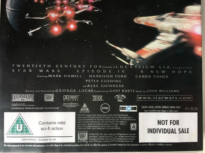 Star Wars Trilogy (IV - V - VI) (Silver Boxset) Harrison Ford, Mark Hamill & Carrie Fisher [3xMovie 4DVD]