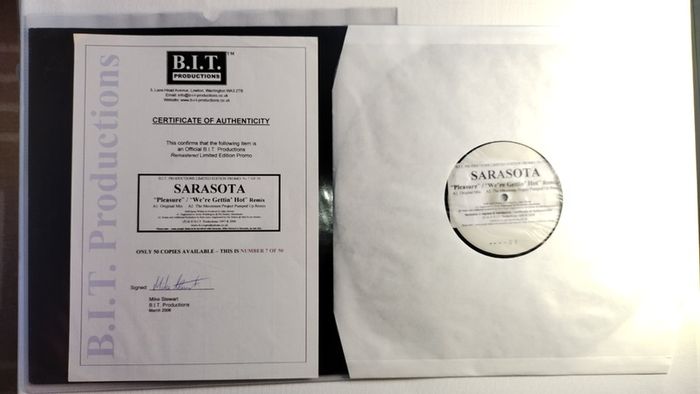 Sarasota - We're Getting Hot (The Maximum Project Pumped Up Mix) - UK Piano House Club Classic! ONLY 50 Copies in EXISTENCE!