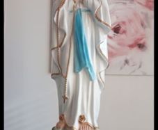 religous statue our lady of lourdes