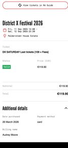 District X Festival Friday ticket