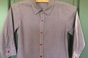 Boys long sleeved checked shirt aged 5-6 years