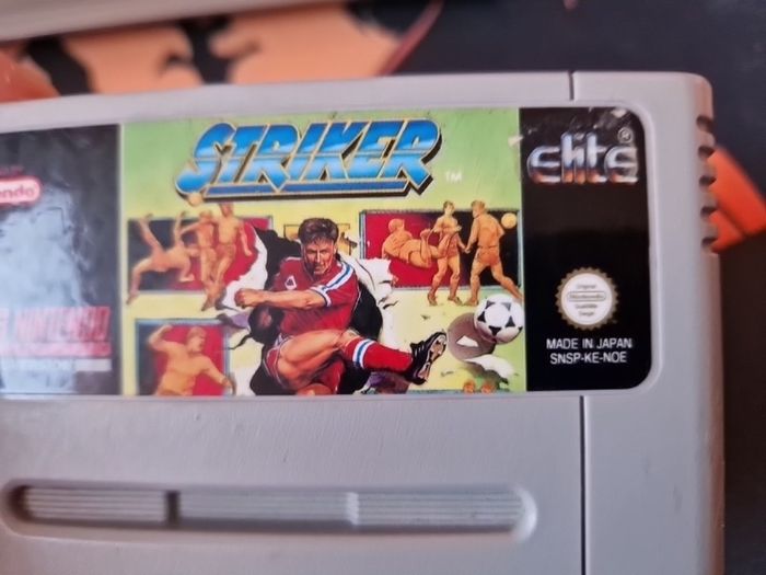 Striker Super Nintendo Snes Arcade Retro Games Original