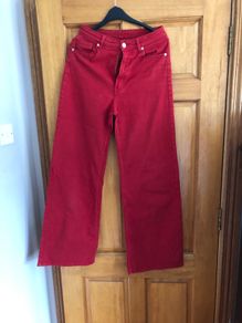 Red jeans