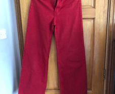 Red jeans