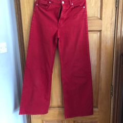 Red jeans