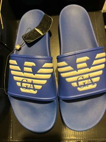 armani sliders size 45