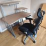 swivel chair and computer desk Image 2