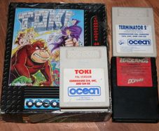 Commodore Games Terminator 2, Badlands and Toki