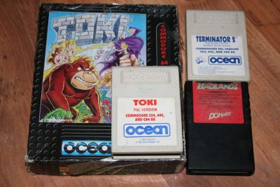 Commodore Games Terminator 2, Badlands and Toki