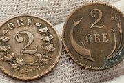 Denmark and Norway 1877 2 Ore Coin Lot