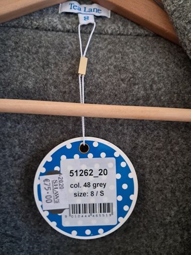 BNWT Tea Lane Wool Mix Coat