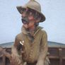 Antique fisherman and boat Image 4