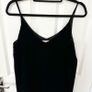 & Other Stories Black Velvet Dress Image 3