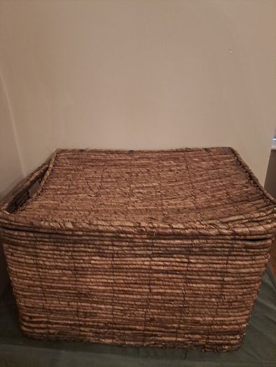 wicker storage basket